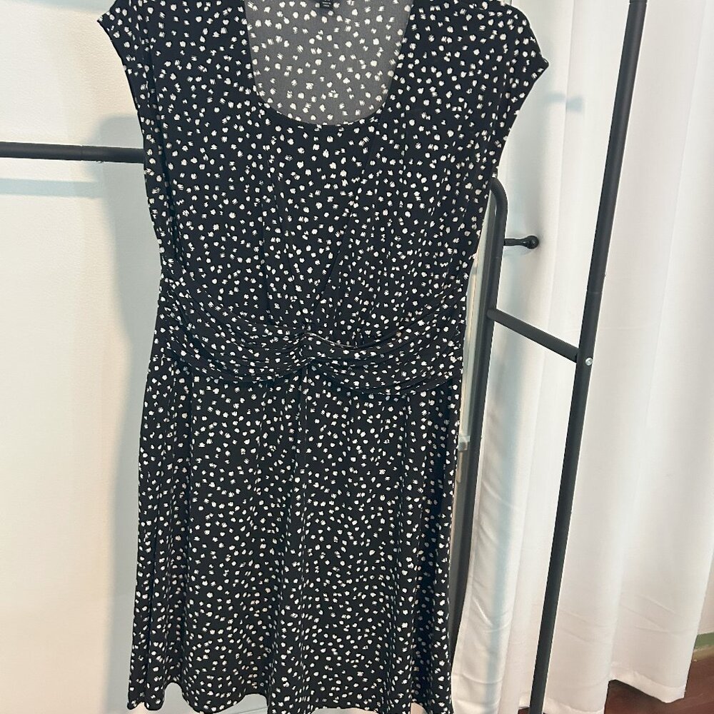 George Black and White Dress